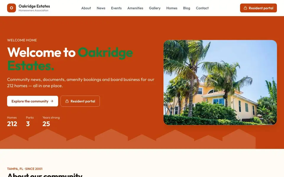 Classic website design